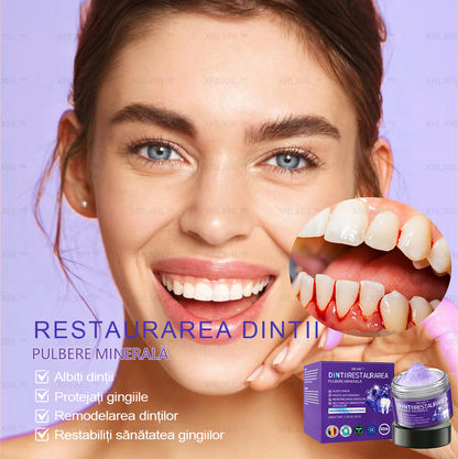 XRLXRL™ Praf Mineral pentru Restaurarea Dentară - Recomandat de ADA (🦷Reducere limitată, mai rămân 30 de minute🦷)